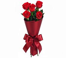 Букет 5 Красных роз Эдлесс Лав в Калиновском