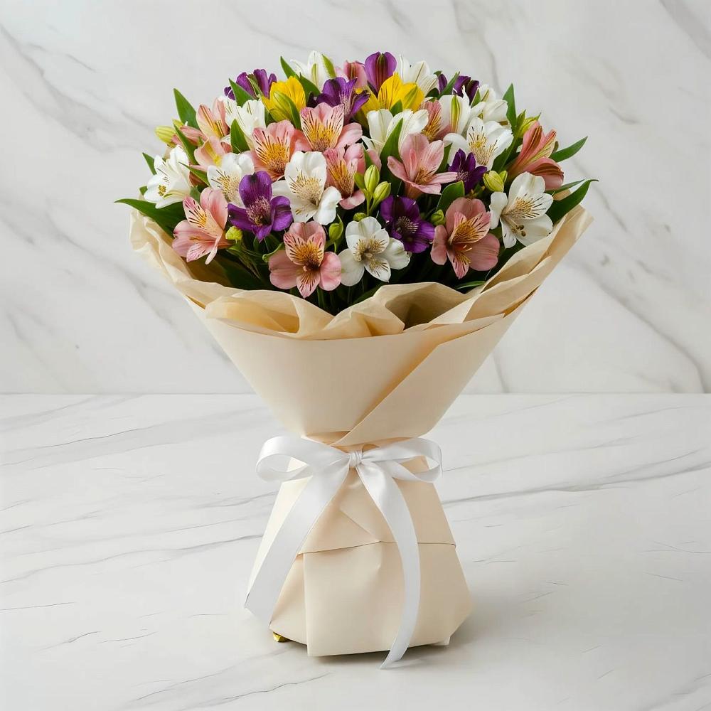 Букет цветов из: Альстромерии в Калиновском