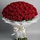 Букет 101 Красная роза Блэк Мэджик в Калиновском