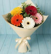 Букет цветов из:  Герберы #REPLACE_PRED# Калиновском