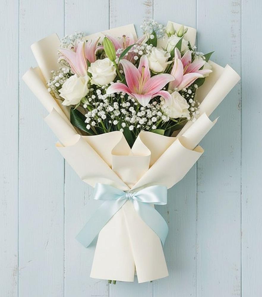 Букет цветов из: Лилии в Калиновском