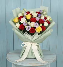Букет цветов из:  Розы в Калиновском