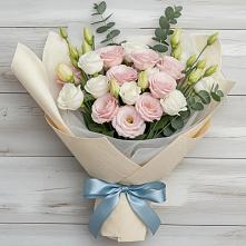 Букет цветов из:  Лизиантусы в Калиновском