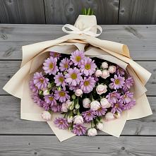 Букет цветов из:  Розы и Хризантемы в Калиновском