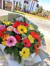 Букет цветов из:  Герберы #REPLACE_PRED# Калиновском