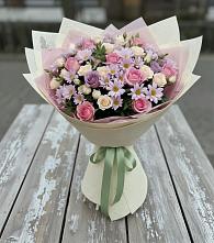 Букет цветов из:  Розы и Хризантемы #REPLACE_PRED# Калиновском