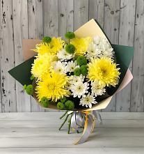 Букет цветов из:  Хризантемы #REPLACE_PRED# Калиновском