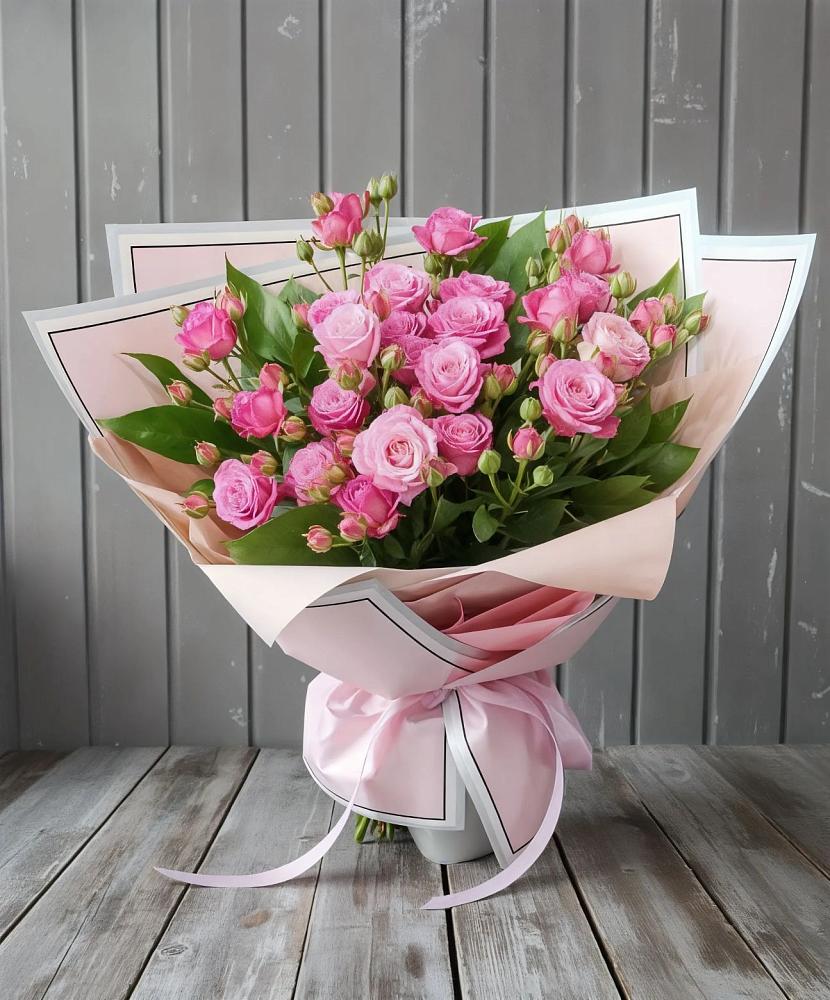 Букет Розовый кустик в Калиновском