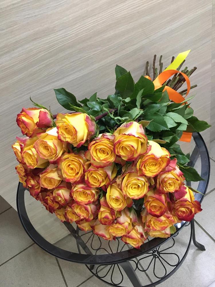 Букет Желтые розы в Калиновском