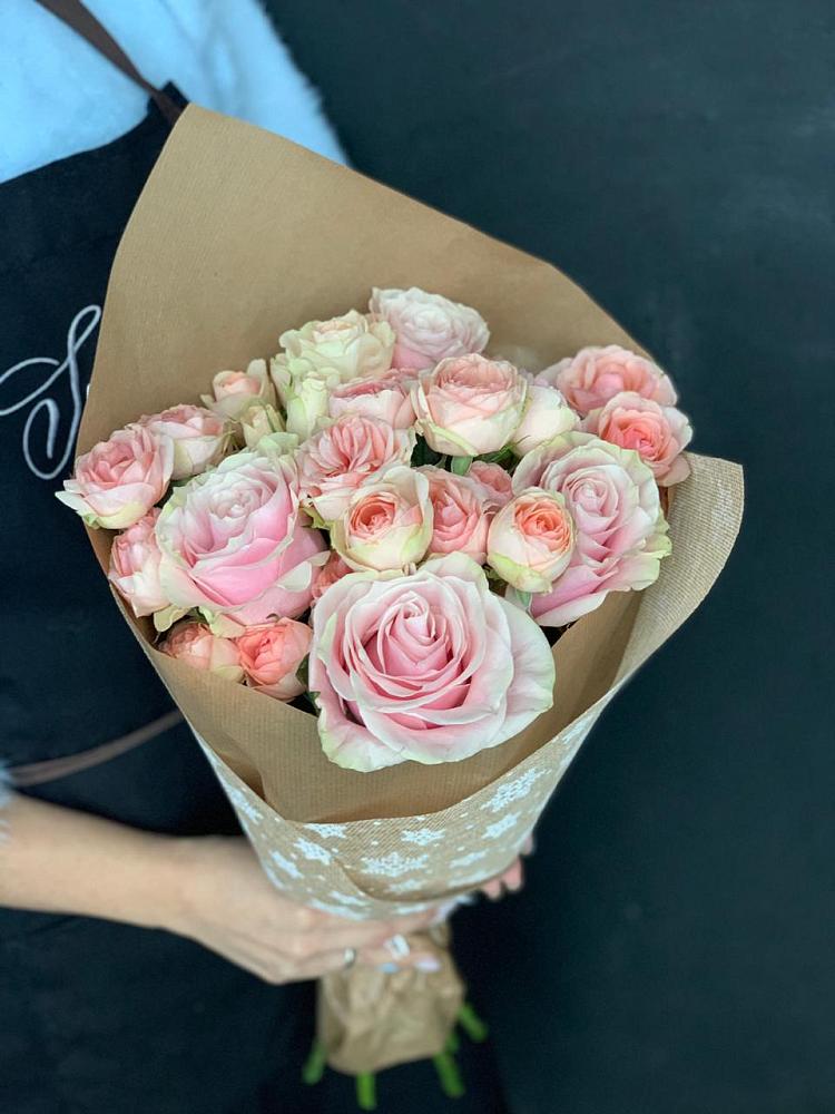 Букет цветов из: Хризантемы и Розы в Калиновском