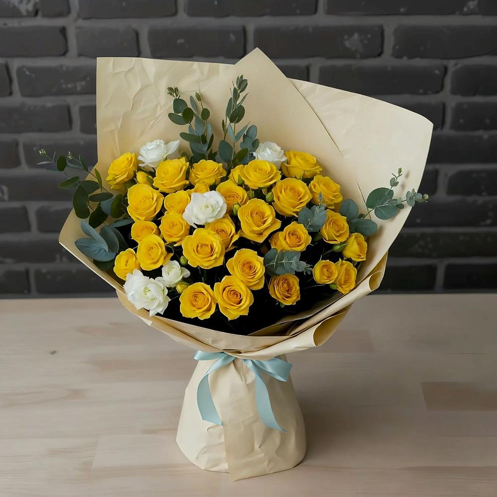 Букет цветов из: Розы в Калиновском